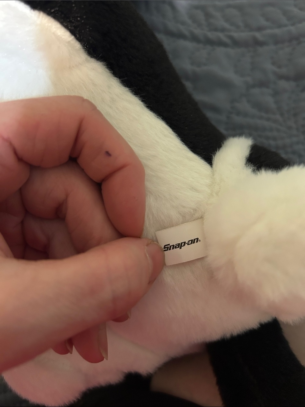 Snap-on stuffed dog - Picture 3 of 3
